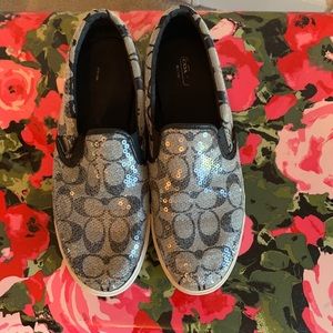 Coach Sequin Sneakers